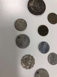 Multiple Coins. Different. Jordanian, Different Values.