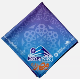 World scout scarf, 43rd World Scout Conference 17 –23 August 2024 Cairo, Egypt