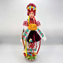Beautiful Ukrainian Traditional Ethnic Souvenir Handmade Doll from Ukraine Gift