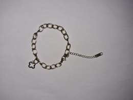 charm gold color chain bracelet