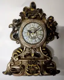 Vintage Design Resin Clock Desk Table Home Bar Office Decoration Only Not Works