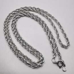Vintage Beautiful  Jewelry Chain, 925 Sterling Silver, Signed  16.38g