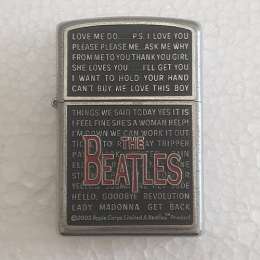 The Beatles Song List Zippo Lighter 2003 Core Product Authentic Vintage Working