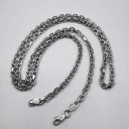 Vintage Beautiful  Jewelry Chain, 925 Sterling Silver, Signed  26.27g