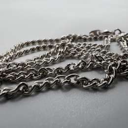 Vintage Necklace Chain Sterling Silver Unique Jewelry Women's Beautiful  10.48gr