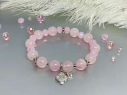 Author's Work New Women's Bracelet, Natural Stone, Rose Quartz, Jewelry