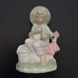 Vintage German Porcelain Figurine Boy 6