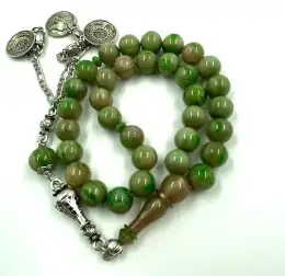 Rosary 33 Beads Musky Tasbih Prayer Tasbih Islamic Misbaha Handmade 62 gr