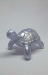 Vintage Small Turtle Figurine Purple Glass Handmade Ornament Decor Gift Animal