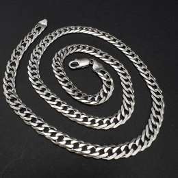 Large Vintage Sterling Silver 925 Men's Jewelry Chain Necklace Fashion 36.7 gr