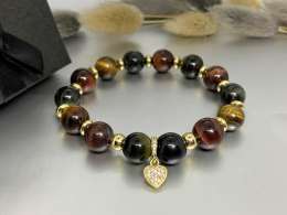 Author's Work New Women's Bracelet,Natural Stone,Falcon Tiger Bull - Eye,Jewelry