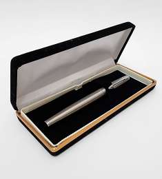 Parker Hemisphere Rollerball Pen Metal Finish Original Package Vintage Elegance