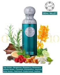 Siena Valley Perfume Unisex 200ml Gissah Perfume Spray EDP Long Lasting Perfume
