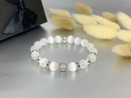 Author's Work New Women's Bracelet, Natural Stone Selenite, Jewelry