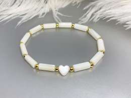 Author's Work New Women's Bracelet, Natural Stone Mother of Pearl, Jewelry