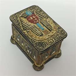 Handmade Egyptian Tutankhamun Box - Ancient Pharaonic Jewelry Souvenir