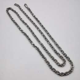 Vintage  Beautiful  Jewelry Chain, 925 Sterling Silver, Signed 26,58g