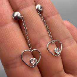 Earrings Sterling Silver 925 Women’s Fashion Jewelry Gift Her