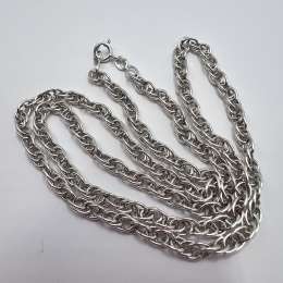 Vintage Chain Necklace Sterling Silver 925 Jewelry Women's Men's Signed 12.04gr