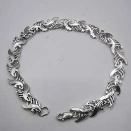 Vintage Beautiful Bracelet Jewelry,925 Sterling Silver, Handmade  15,60g