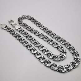 Vintage  Beautiful  Jewelry Chain, 925 Sterling Silver, Signed 50,22g