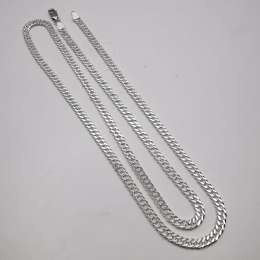 Vintage  Beautiful  Jewelry Chain, 925 Sterling Silver, Signed 13,58g