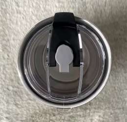 Stainless Steel Oman Logo Cup 345ml with Lid – Outdoor Camping Coffee Mug