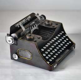 Antique Typewriter Decorative Metal Desk Decor