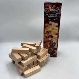 Vintage USSR Toys Game Children Extreme Tower Wood Gift Original Box Collection