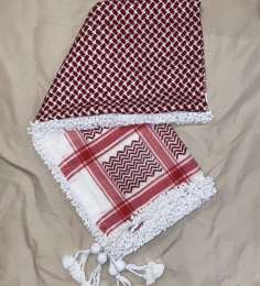 Jordanian fringed shemagh
