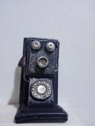Retrol Rotary Phone mini . Model Unique Desktop Figurine Decors for Living Room