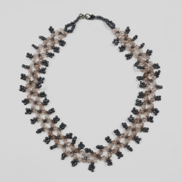 Handmade Beaded Floral Necklace - Elegant Statement Jewelry for Women - Unique Artisan Gift