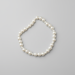 Elegant Graduated Faux Pearl Necklace Women's Classic Chunky Statement Jewelry Gift