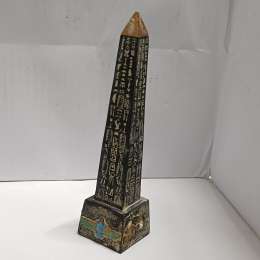 Egyptian obelisk replica with hieroglyphs – ancient art home décor collectible