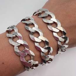 Massive Vintage Sterling Silver 925 Heavy Curb Chain Necklace Men’s Jewelry 81gr
