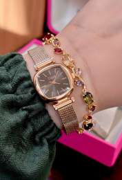watch  braelet women gold  beatiful