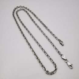 Vintage  Beautiful  Jewelry Chain, 925 Sterling Silver, Signed ,  19,09g
