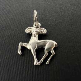 Vintage Sterling Aries Pendant Silver 925 Women’s jewelry
