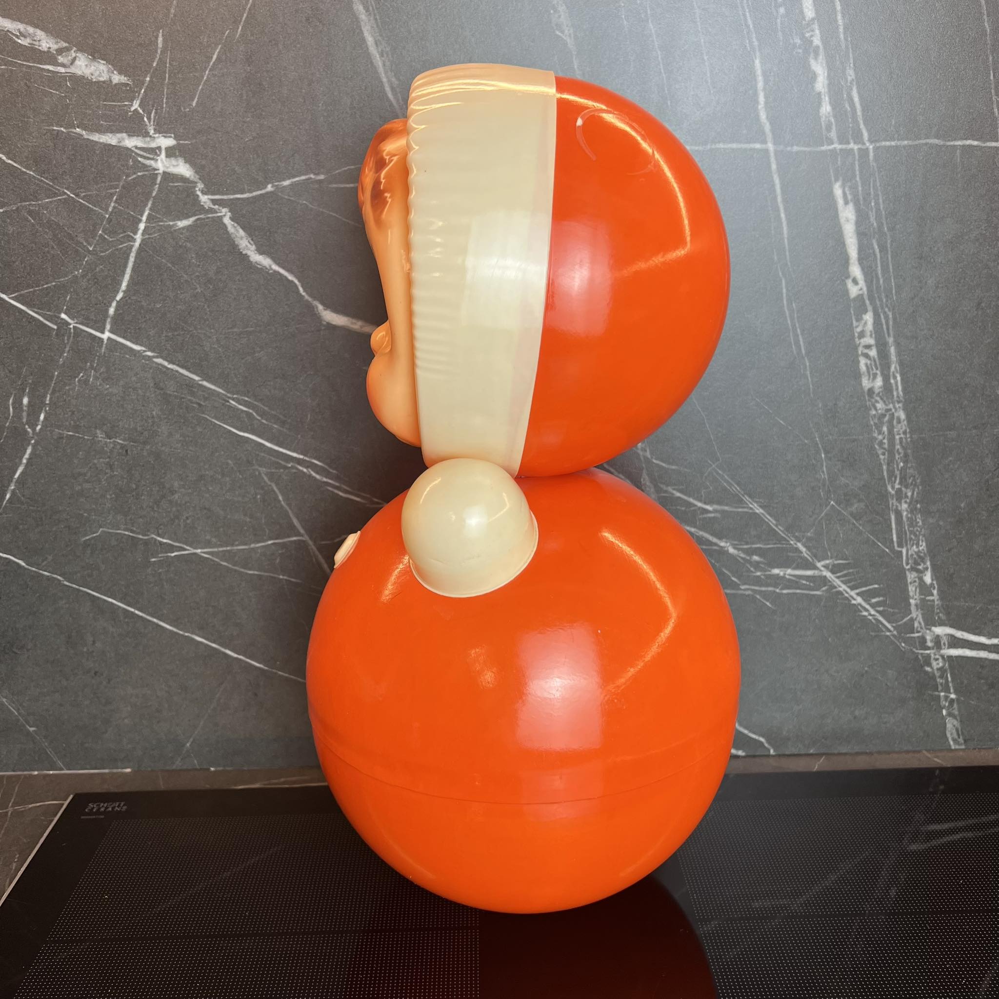40cm Huge Vintage USSR Kids Plastic Celluloid Doll Roly Poly Toy ...