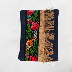 Wonderful Women's Handmade Embroidered Denim Clutch Bag With A Stylish Design