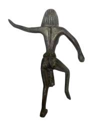 vintage Carved bronze statue in Egyptian style