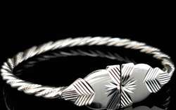 A pure silver bracelet suit to elegancy and Femininity