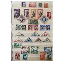 30 Pc All Different Old World Stamps Collection Of Paper in Lot Packs 1952-1956