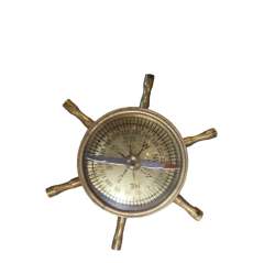 Antique Brass Pocket Compass size 8 cm