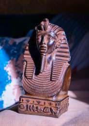 EGYPTIAN ANTIQUE King TUT ANKH AMON Unique Pharaonic Egypt Statue