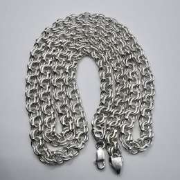 Vintage Unisex Statement Jewelry Chain, 925 Sterling Silver, Signature,  32,67g