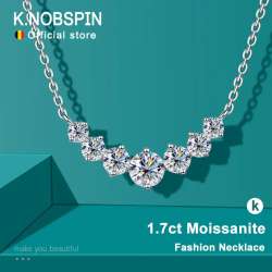 Necklace for Woman Wedding Fine Jewely  925 Sterling Sliver Plated Gold White