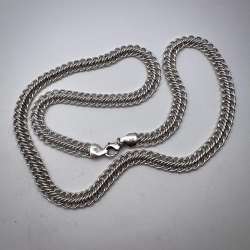Vintage-Sterling-Silver-925-Womens-Mens-Jewelry-Chain-Necklace-Marked-276-gr