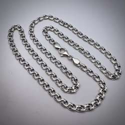 Vintage Sterling Silver 925 Women's Men's Jewelry Chain Necklace Marked 16 gr
