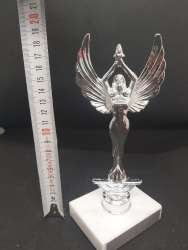 Winged Lady Figure Of Beauty of Liberty , Silver Color , Award